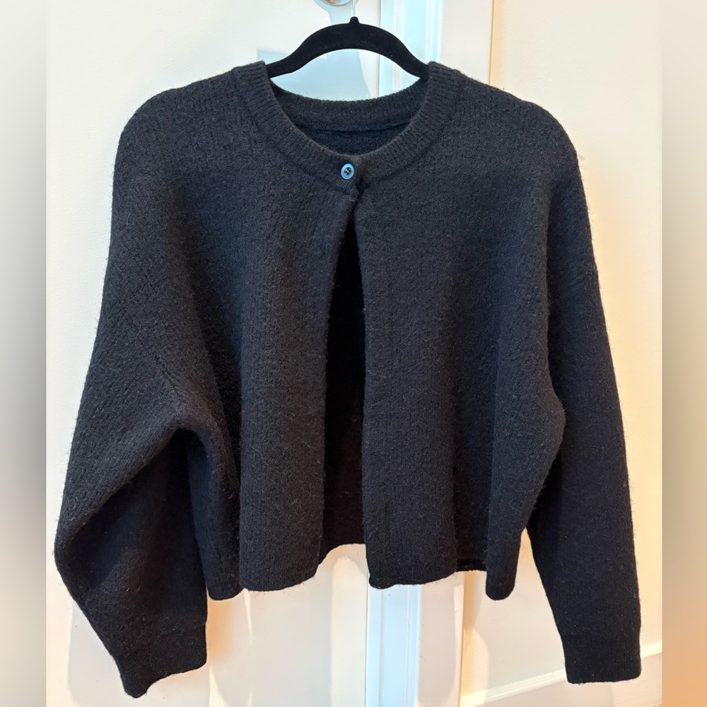 Daily Drills Single Button Long Sleeve Cardigan